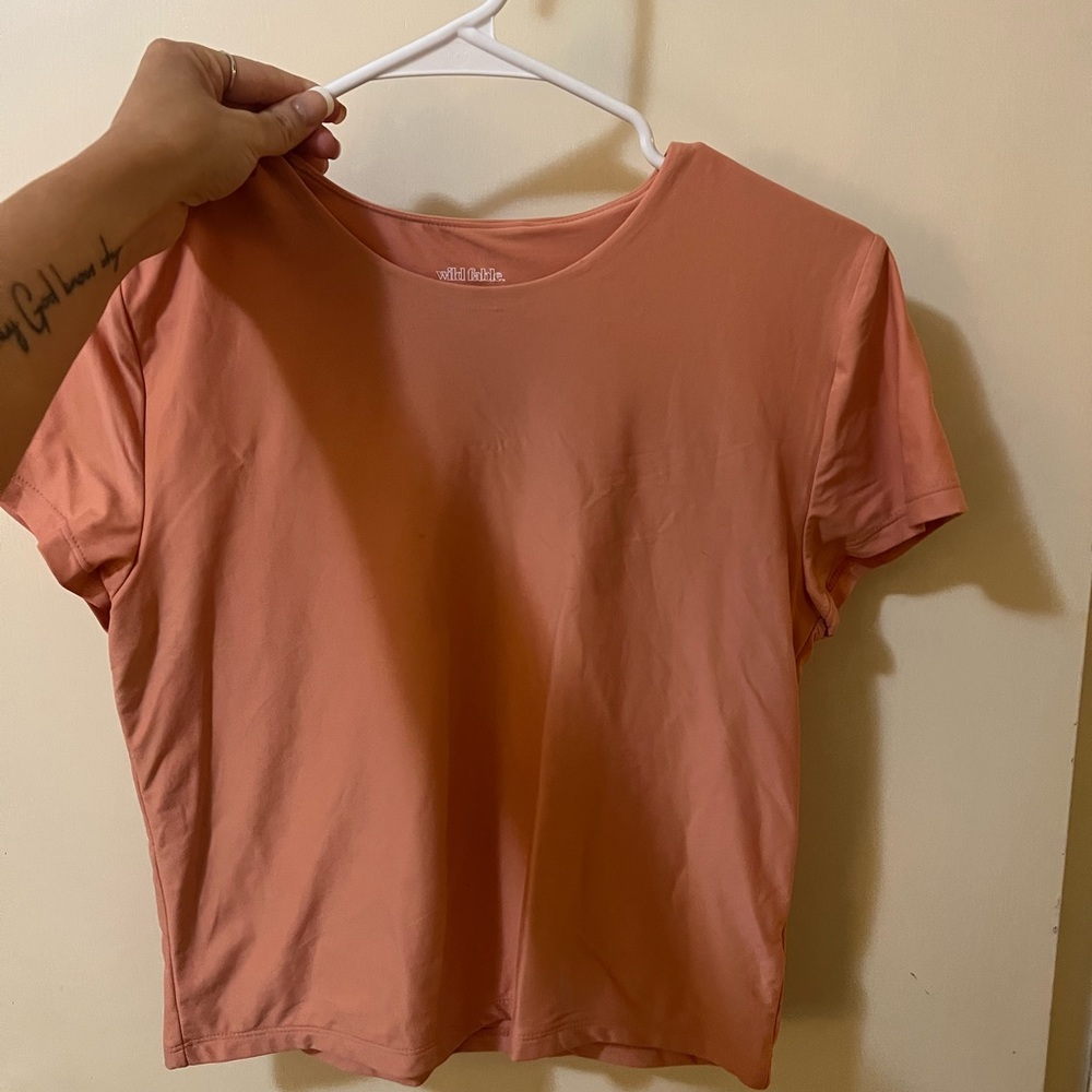 Wild Fable Women's Coral Short Sleeve Tee